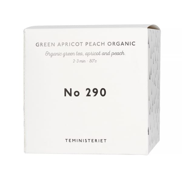 Teministeriet - 290 Green Apricot Peach Organic - Herbata Sypana 100g - opakowanie uzupełniające