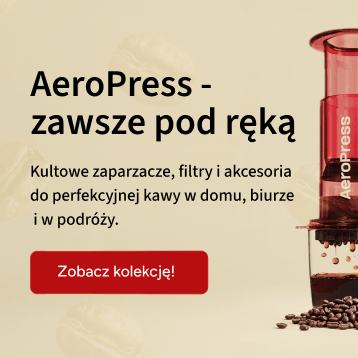Zaparzacz AeroPress z filtrami i akcesoriami do przygotowania kawy w domu, biurze i podróży.