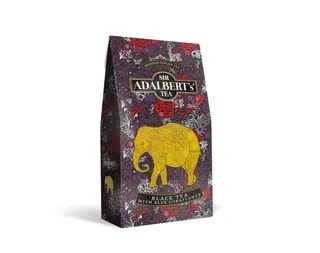 ADALBERT'S BLACK TEA WITH BLUE CORNFLOWER LIŚCIASTA 100G KARTONIK