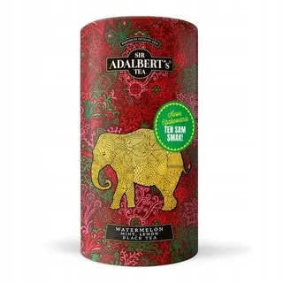ADALBERT'S BLACK TEA WITH WATERMELON, MINT &amp; LEMON - LIŚCIASTA 100G