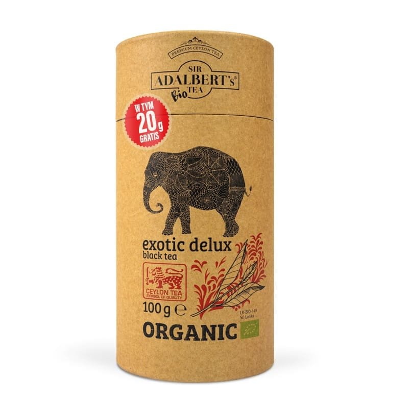 ADALBERT'S EXOTIC BLACK TEA ORGANIC LIŚCIASTA 100G