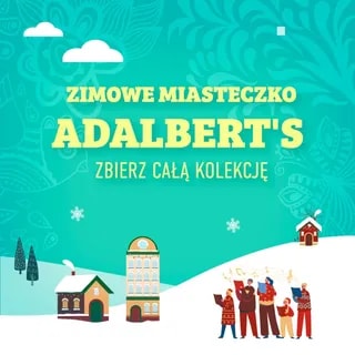 Zimowa Czarna Herbata Cejlońska Adalbert's Tea ROZKOSZNA MALINA 20 Saszetek