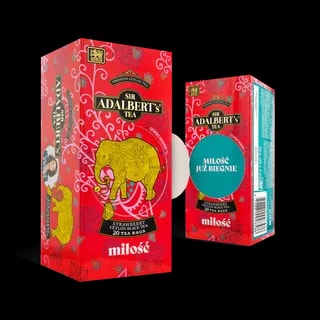 Adalbert's Tea Strawberry MIŁOŚĆ 20 Saszetek