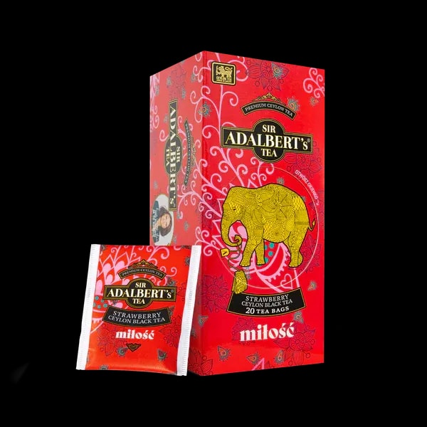 Adalbert's Tea Strawberry MIŁOŚĆ 20 Saszetek