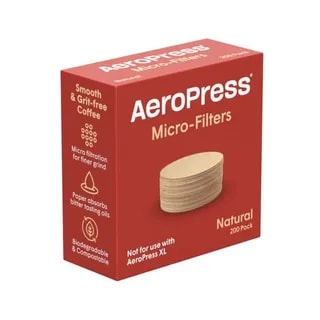 AeroPress - Filtry papierowe Natural Standard 200 sztuk