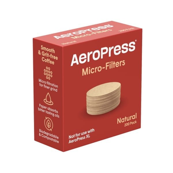 AeroPress - Filtry papierowe Natural Standard 200 sztuk