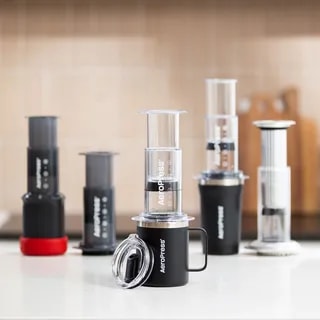 AeroPress - Travel Coffee Mug - Kubek Termiczny Czarny 350ml