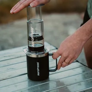 AeroPress - Travel Coffee Mug - Kubek Termiczny Czarny 350ml