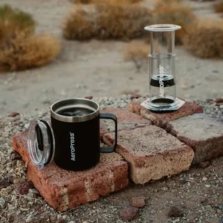 AeroPress - Travel Coffee Mug - Kubek Termiczny Czarny 350ml
