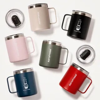 AeroPress - Travel Coffee Mug - Kubek Termiczny Czerwony 350ml