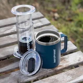 AeroPress - Travel Coffee Mug - Kubek Termiczny Granatowy 350ml
