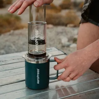 AeroPress - Travel Coffee Mug - Kubek Termiczny Granatowy 350ml