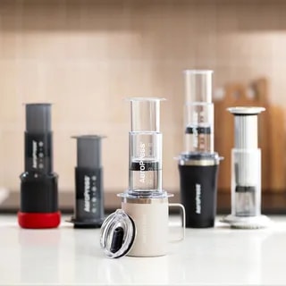 AeroPress - Travel Coffee Mug - Kubek Termiczny Kremowy 350ml