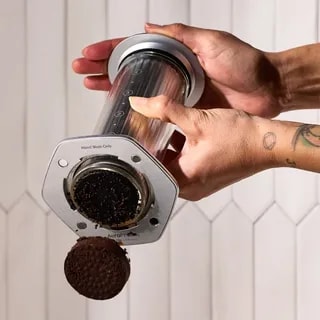 AeroPress Premium - Zaparzacz Do Kawy Szklany Czarny