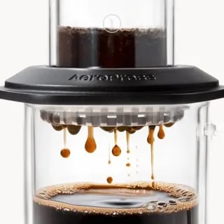 AeroPress Premium - Zaparzacz Do Kawy Szklany Czarny