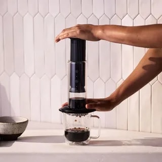 AeroPress Premium - Zaparzacz Do Kawy Szklany Czarny