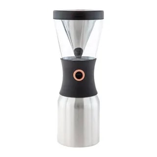 Asobu - Cold Brew Insulated Portable Brewer - Srebrny