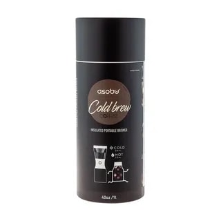 Asobu - Cold Brew Insulated Portable Brewer - Srebrny