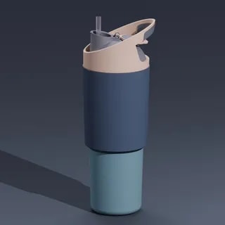 Asobu - Cosmic Bottle Pastelowy Niebieski - Butelka Termiczna 1l