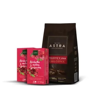 ASTRA - Herbatka z maliną i żurawiną - 20 Saszetek