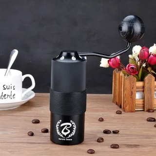 Barista Space - Młynek ręczny czarny