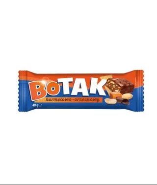 Eurohansa - BOTAK Baton Karmelowo-orzechowy w czekoladzie mlecznej - 40g
