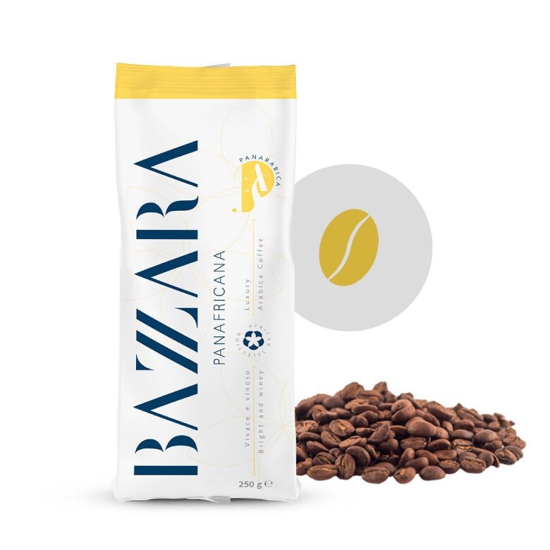 Kawa Ziarnista Bazzara Luxury Blend Panafricana 250g
