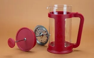 Bialetti French Press Smart 1l Czerwony