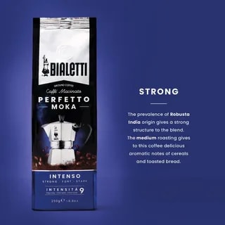 Bialetti Perfetto Moka Intenso 250g - kawa mielona