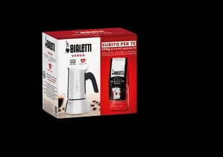 Bialetti Zestaw Venus 6tz + kawa Classico 250g