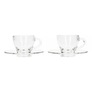 Bialetti - Classic - Zestaw 2 szklanych filiżanek do espresso