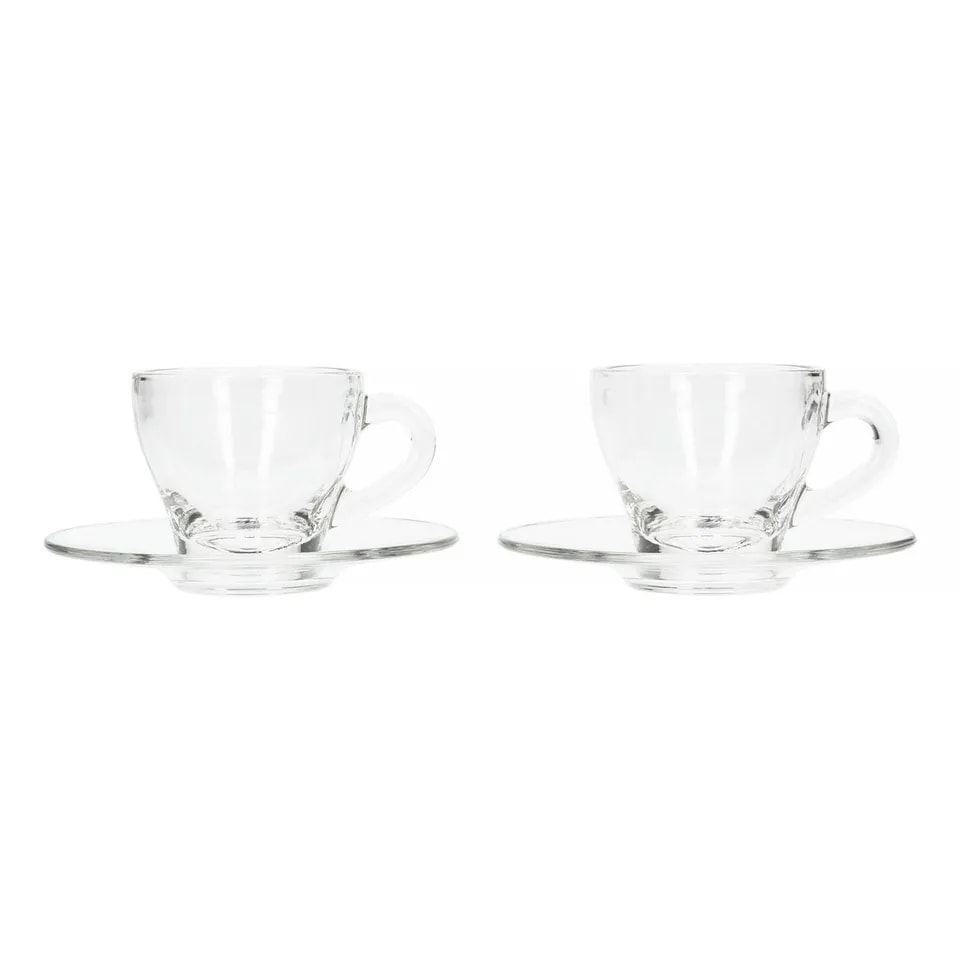 Bialetti - Classic - Zestaw 2 szklanych filiżanek do espresso