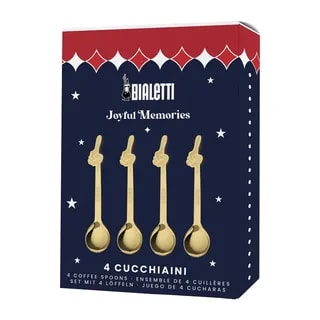 Bialetti - zestaw 4 łyżeczek Joyful Christmas