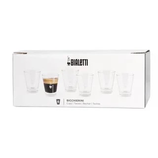 Bialetti - Bicchierini - Zestaw 6 szklanek do espresso