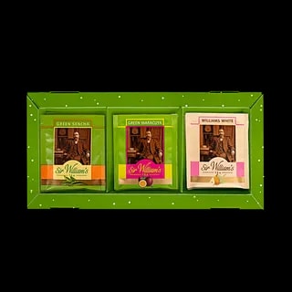 Bombonierka 15 Herbat Sir William's Tea - Herbaty Zielone i Biała