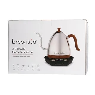 Brewista - Artisan Gooseneck Kettle Srebrny 1l - Czajnik elektryczny
