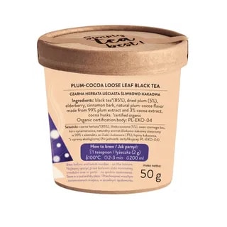 Brown House Tea - Holly Jolly Plum - herbata czarna sypana 50g