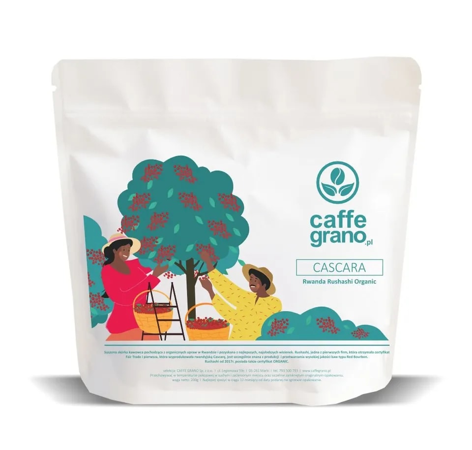 Caffe Grano Cascara Rwanda Rushashi 200g