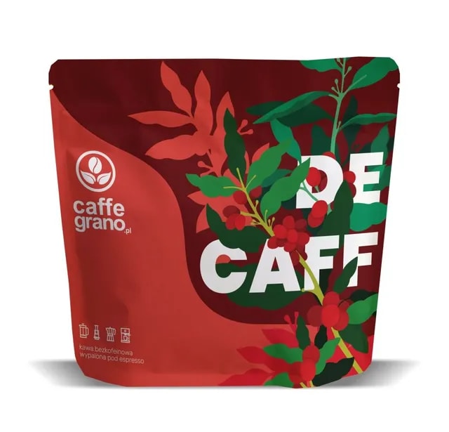 Caffe Grano - DECAFF Kolumbia Asomujer – kawa bezkofeinowa pod espresso - 250 g