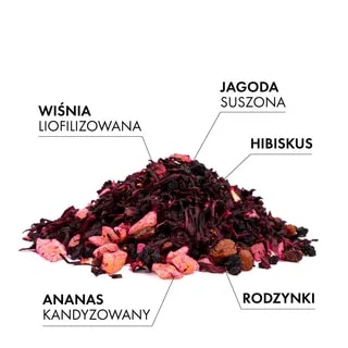 Świąteczna Herbata Owocowa Teaverso Cerizo 100g