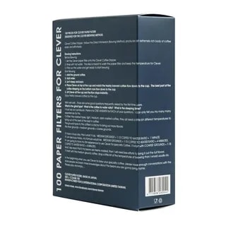 Clever Dripper - Filtry papierowe w kartonowym opakowaniu - Rozmiar L 100 sztuk