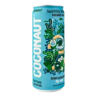 Coconaut Gazowana Woda Kokosowa z Młodego Kokosa Zestaw 20 x puszka 320 ml