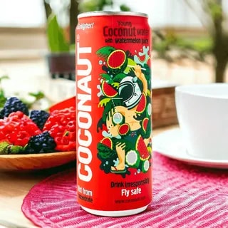 Coconaut Woda Kokosowa z Sokiem Arbuzowym Zestaw 20 x puszka 320 ml