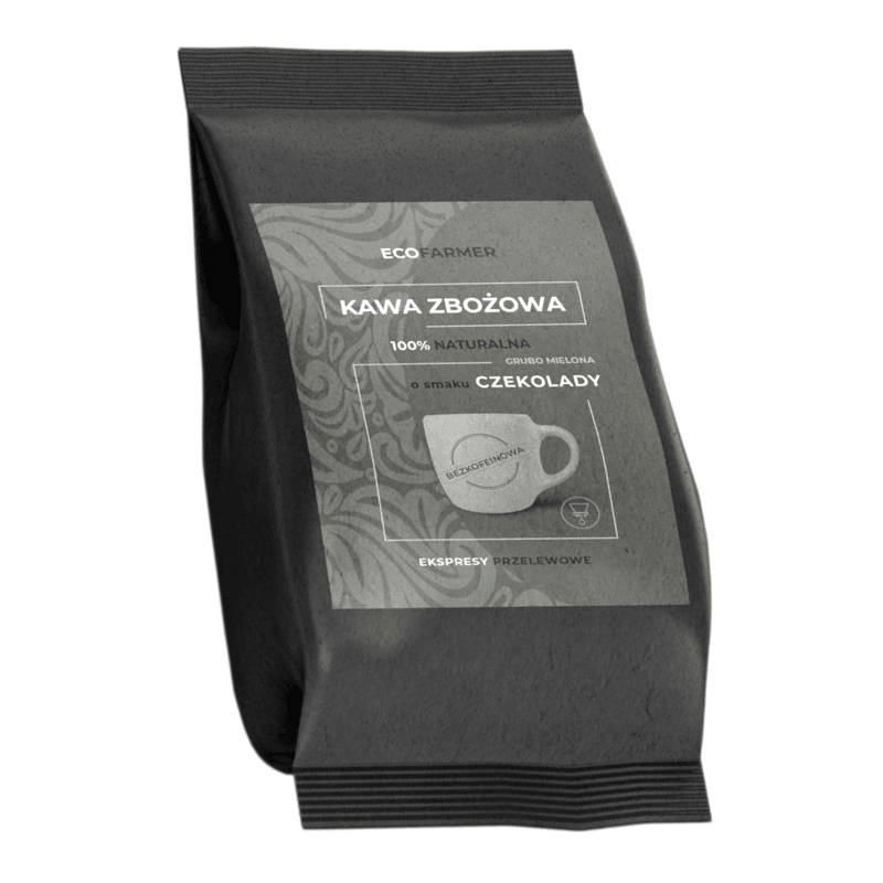 ECOFARMER - Kawa Zbożowa O SMAKU CZEKOLADY 100% Naturalna - 500 g