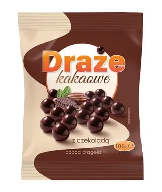 Eurohansa - Draże Kakaowe z Czekoladą - 100g