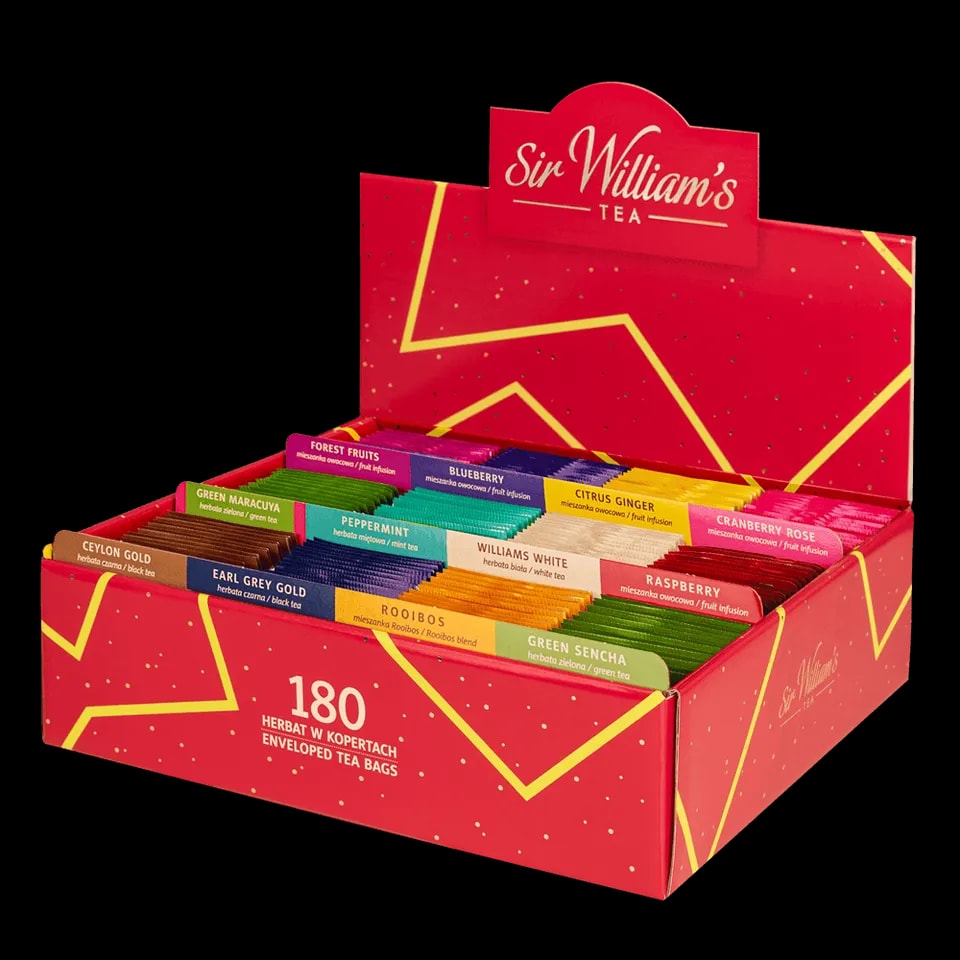 Prezenter 180 Herbat Sir William's Tea