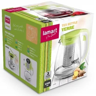 Lamart - Dzbanek z zaparzaczem do Herbaty VERRE LT7026 - 1,1 L