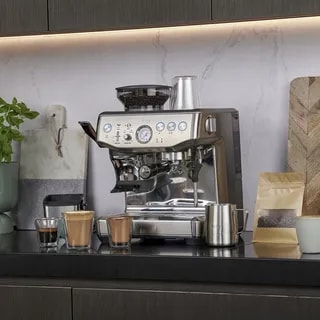 SAGE SES876BSS - The Barista Express Impress Srebrny - Ekspres Kolbowy