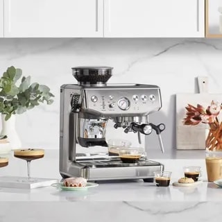SAGE SES876BSS - The Barista Express Impress Srebrny - Ekspres Kolbowy