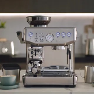 SAGE SES876BSS - The Barista Express Impress Srebrny - Ekspres Kolbowy